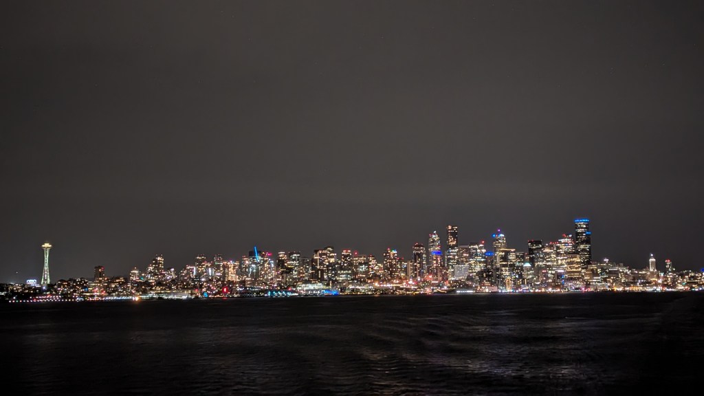 Seattle at night